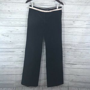 Elevenses Anthropologie SZ 2 Black Velvet Pants